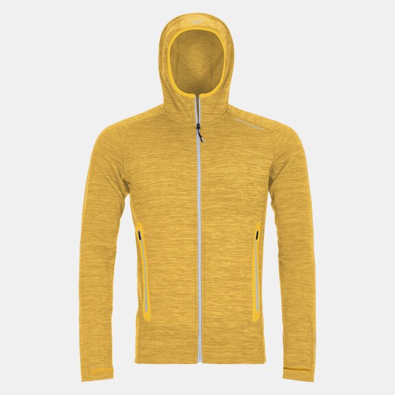 ORTOVOX FLEECE LIGHT MELANGE HOODY M Hoodies ORTOVOX